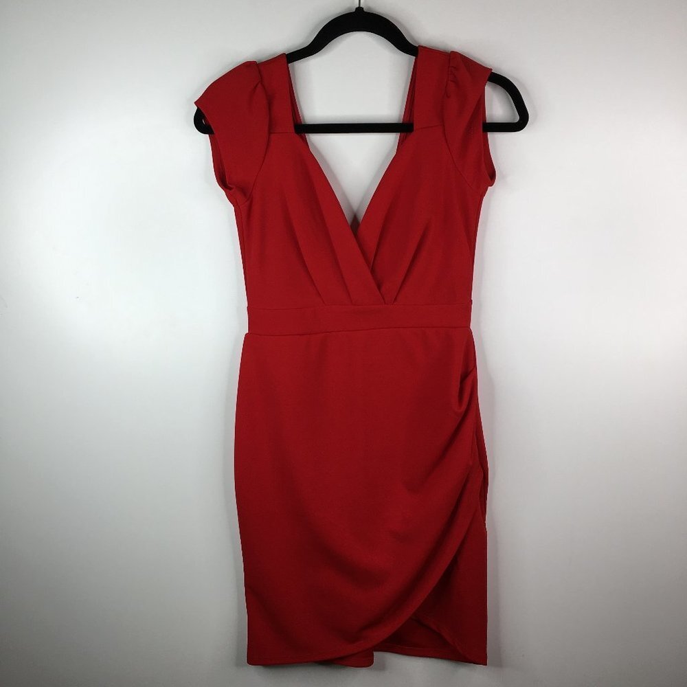 Lulu's Red Midi Dress - Picture 2 of 9